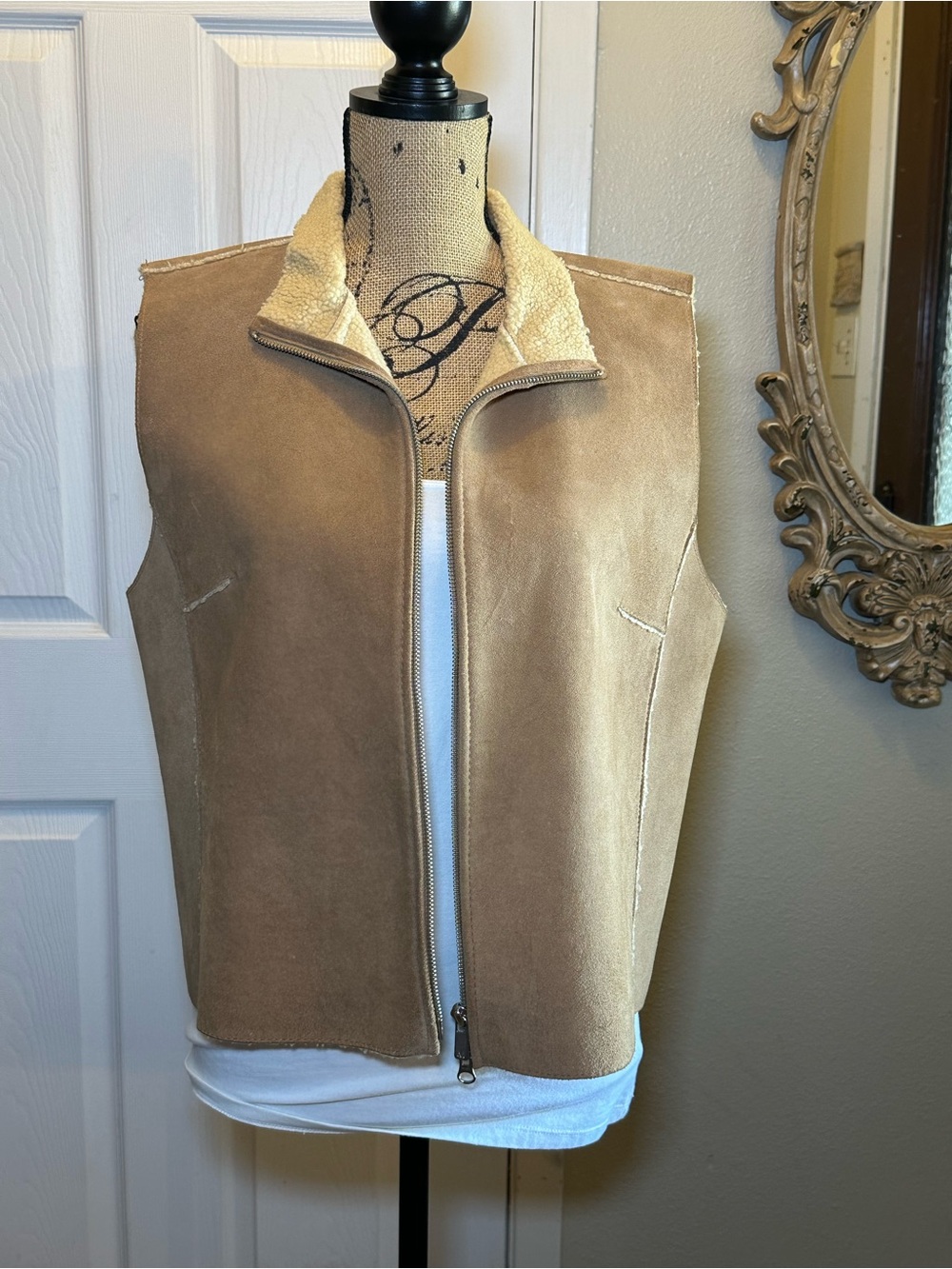 MICHAEL Michael Kors Tan Suede Vest